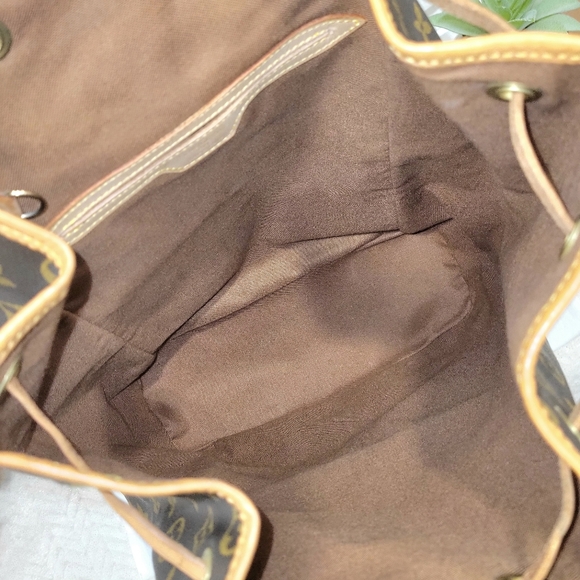 💕DISCONTINUED Very Rare Backpack LOUIS VUITTON Montsouris GM Monogram - Picture 13 of 16